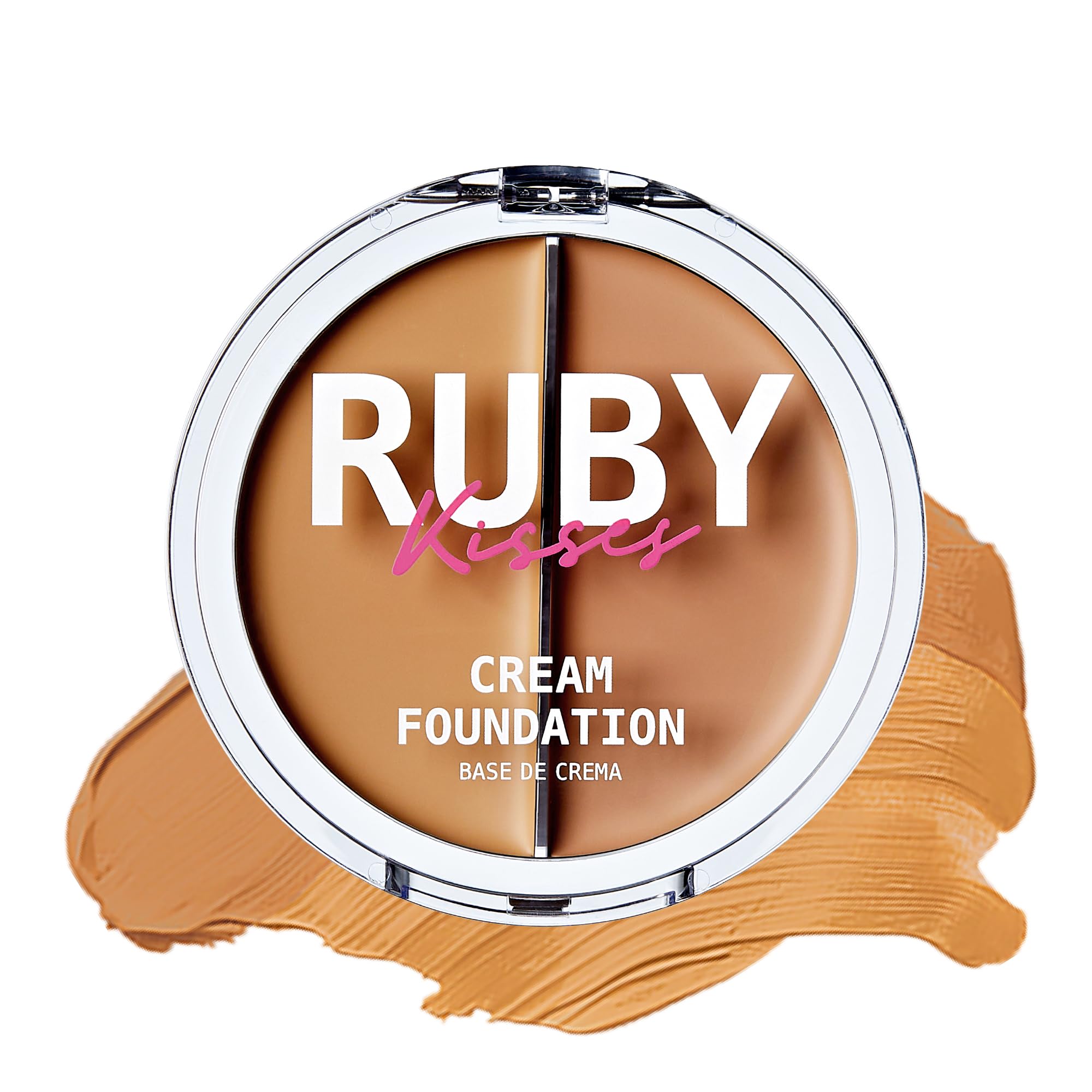 Ruby Kisses front packaging showing compact and shade level five benefits