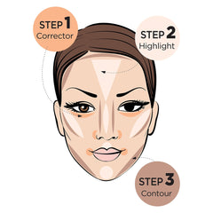 Ruby Kisses applying cream with makeup brush to cheek, demonstrating blendability and buildable coverage