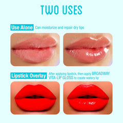 Ruby Kisses tube in hand for size reference and portability benefit