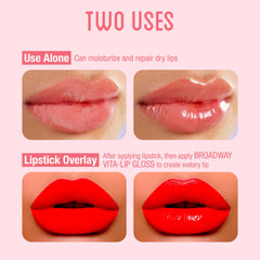 Ruby Kisses mango butter scoop illustrates buttery moisturizing benefit