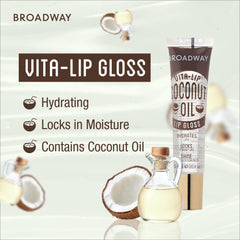 Ruby Kisses gloss applied on lips in lifestyle shot showing glossy finish benefit