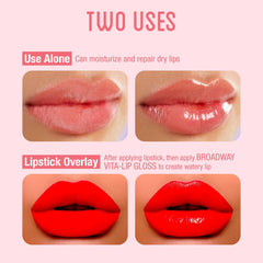 Ruby Kisses gloss in hand for scale, easy to carry and travel-friendly
