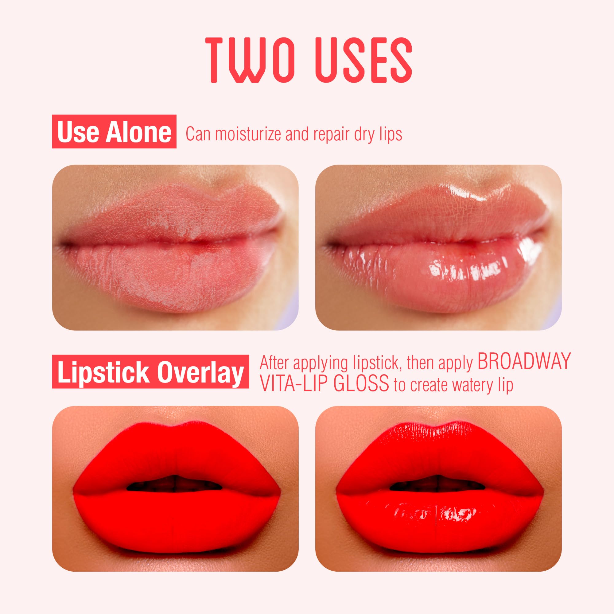 Ruby Kisses close-up of gloss texture highlighting hydrating, non-sticky finish