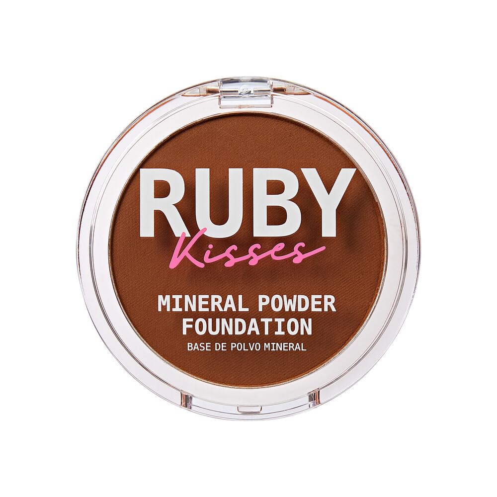 Ruby Kisses compact front view showing shade Chestnut and easy application benefit