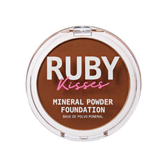 Ruby Kisses compact front view showing shade Chestnut and easy application benefit