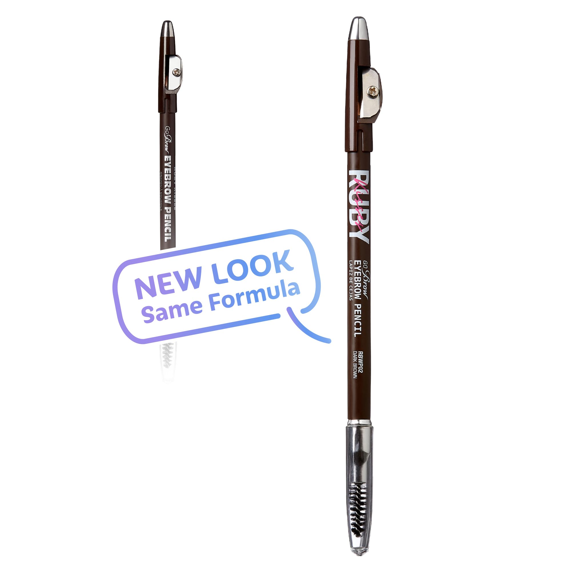 Ruby Kisses close-up pencil tip for precise hair-like strokes