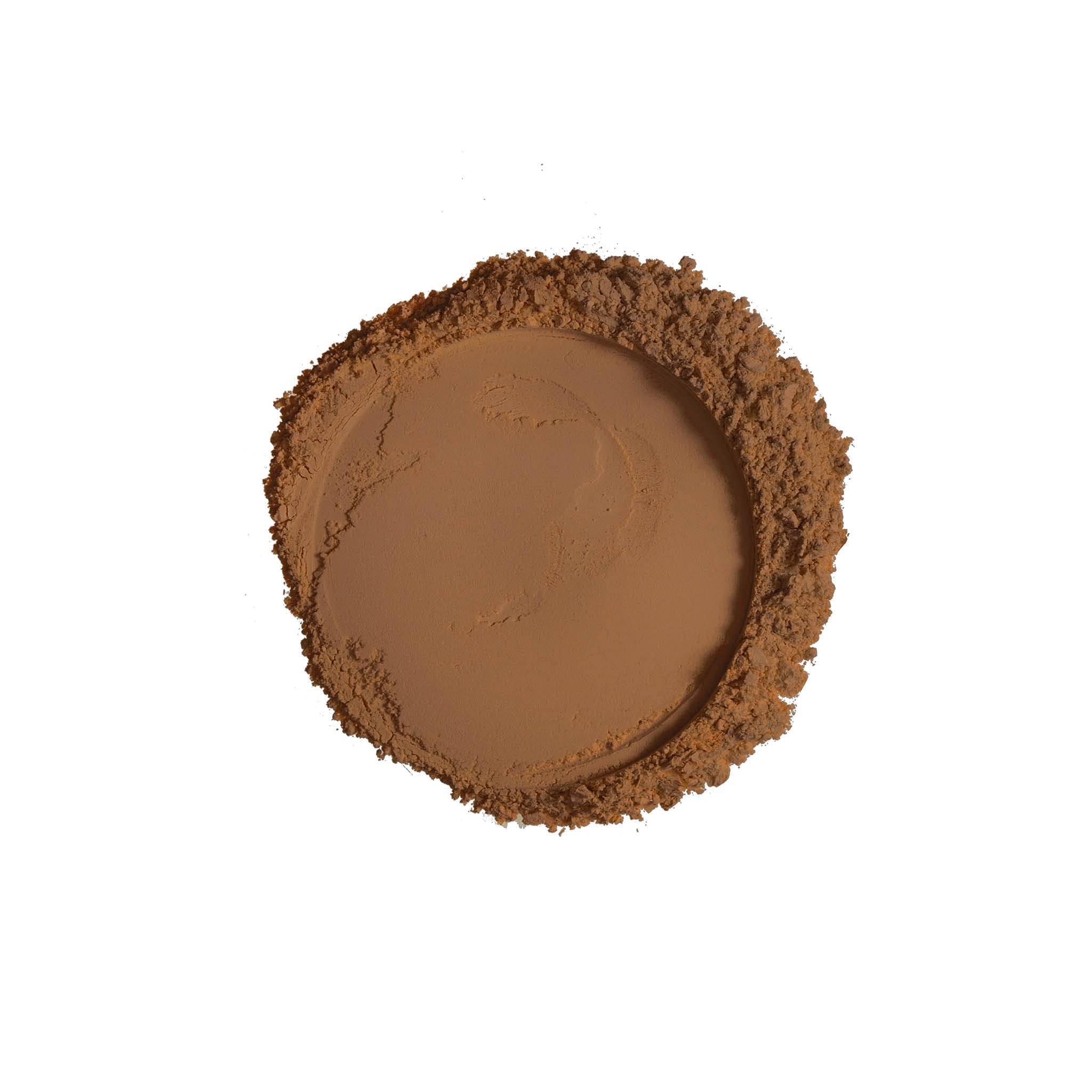 Ruby Kisses powder blended on skin showing natural finish and softened look