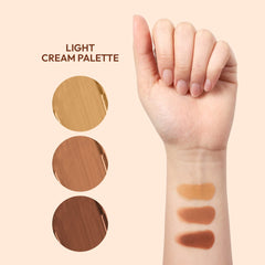 Ruby Kisses creamy texture close-up illustrating smooth, easy-to-blend formula