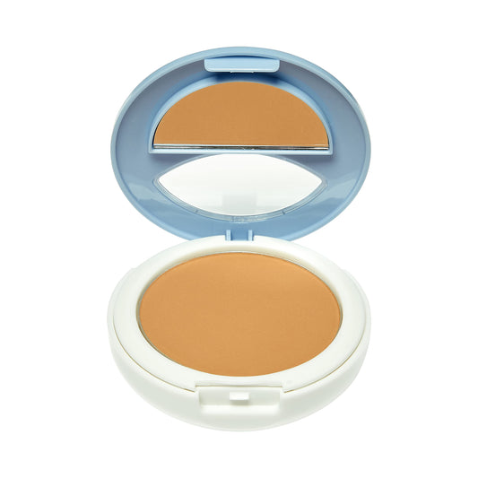 Ruby Kisses open compact revealing Golden Glow powder for even full coverage