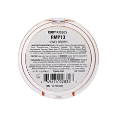Ruby Kisses powder texture close-up highlighting fine milled smooth finish