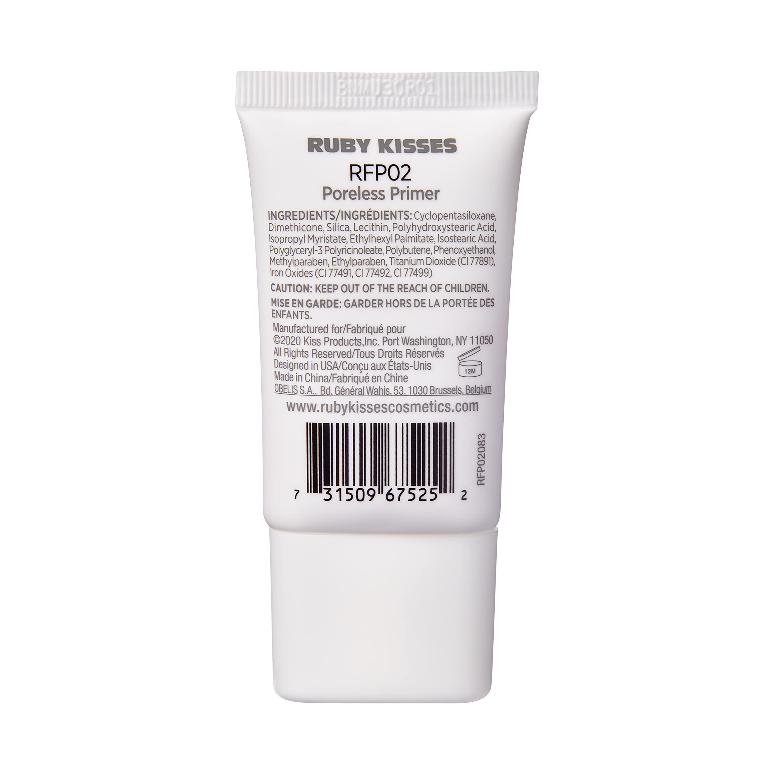 Ruby Kisses bottle in hand showing size and travel-friendly benefit