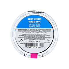Ruby Kisses compact in hand illustrating size and travel-friendly convenience