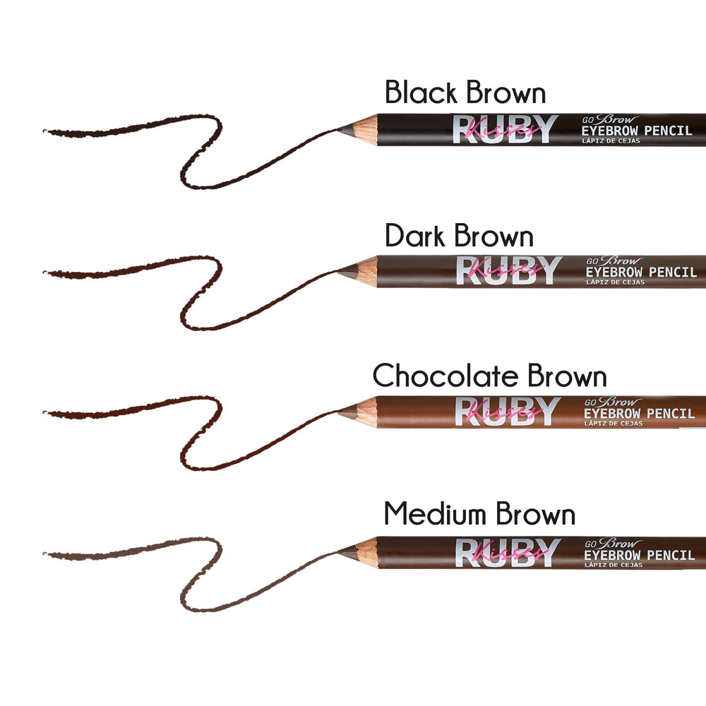 Ruby Kisses label and shade marking ensuring consistent dark brown color