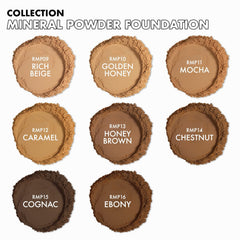 Ruby Kisses compact in a purse for quick touch-ups and shine control