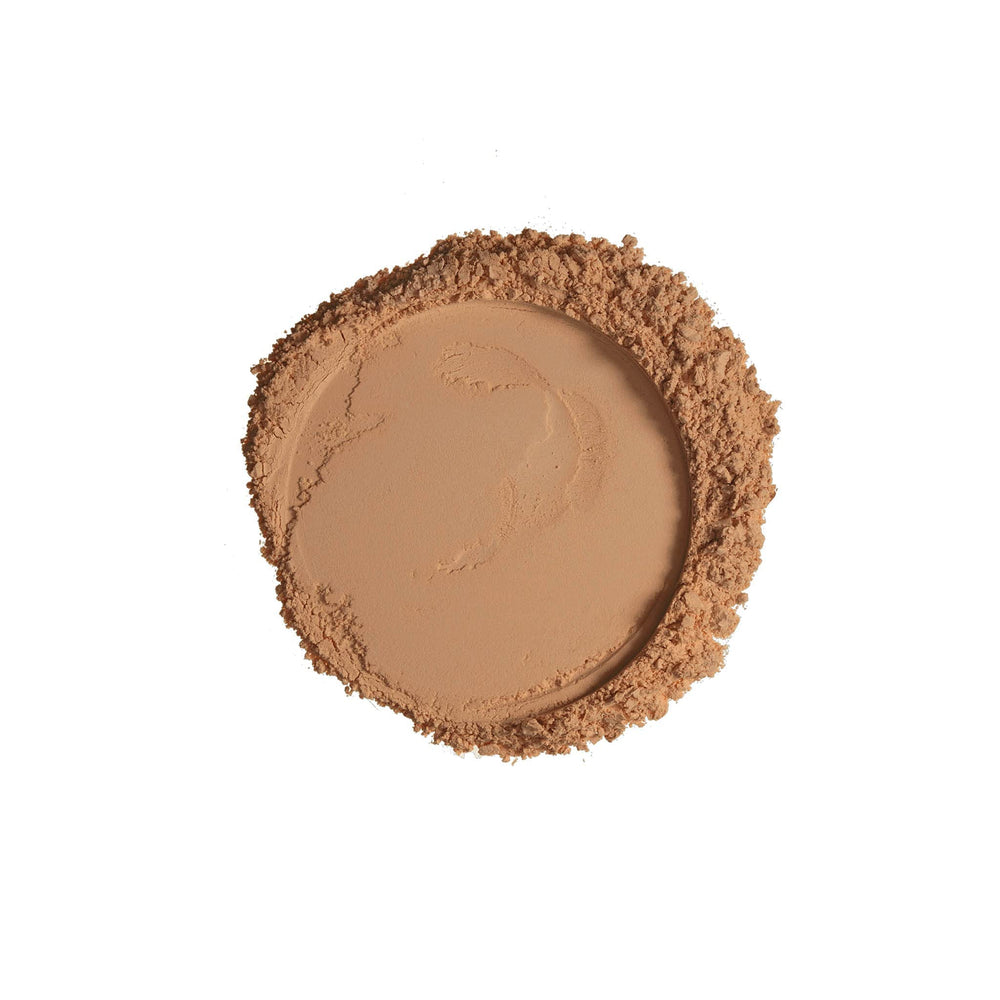 Ruby Kisses open compact with mirror and sponge for easy on-the-go touch-ups
