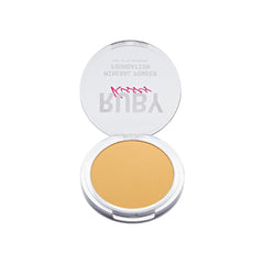 Ruby Kisses texture close-up of pressed powder revealing fine-milled finish