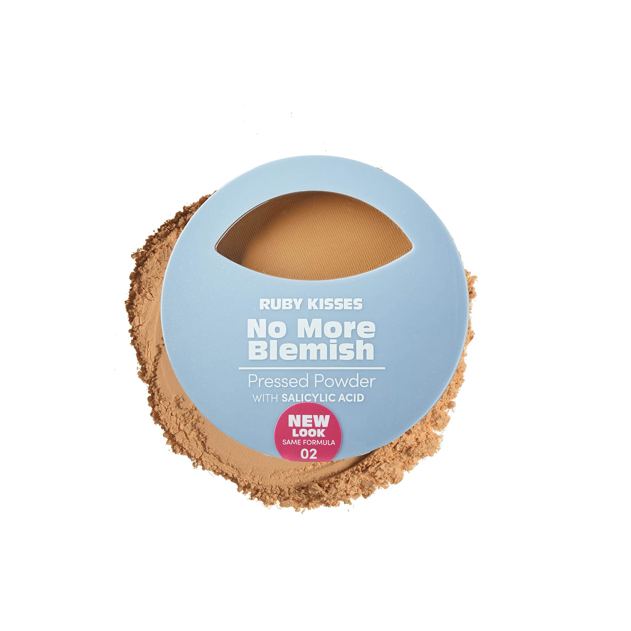 Ruby Kisses front compact showing Toffee shade and packaging for travel convenience