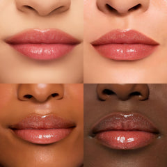 Ruby & Millie close-up of balm texture illustrating smooth glossy finish