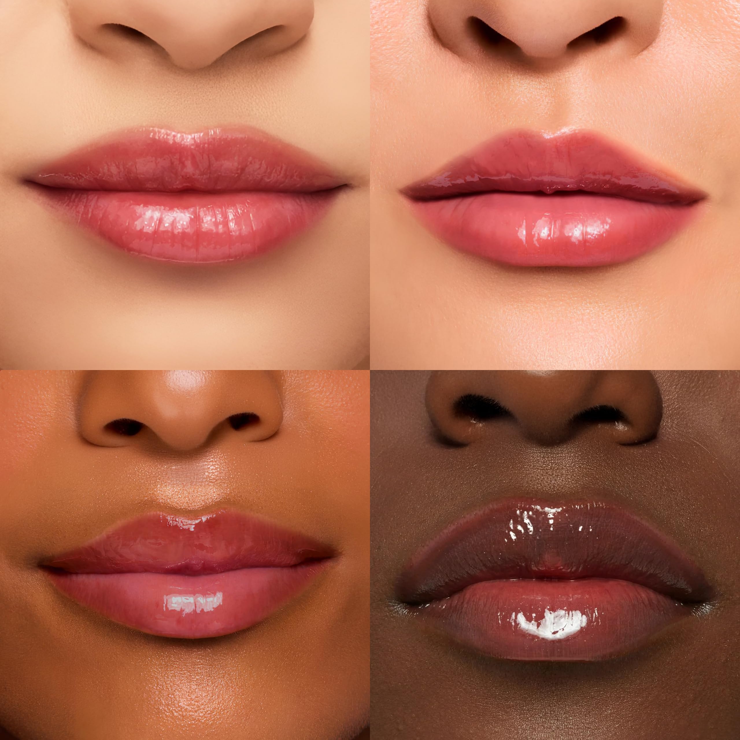 Ruby & Millie swatch texture showing sheer cherry color and hydrating finish benefit