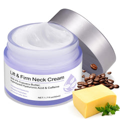 Ruduwu front jar showing product and benefit of targeted neck firming