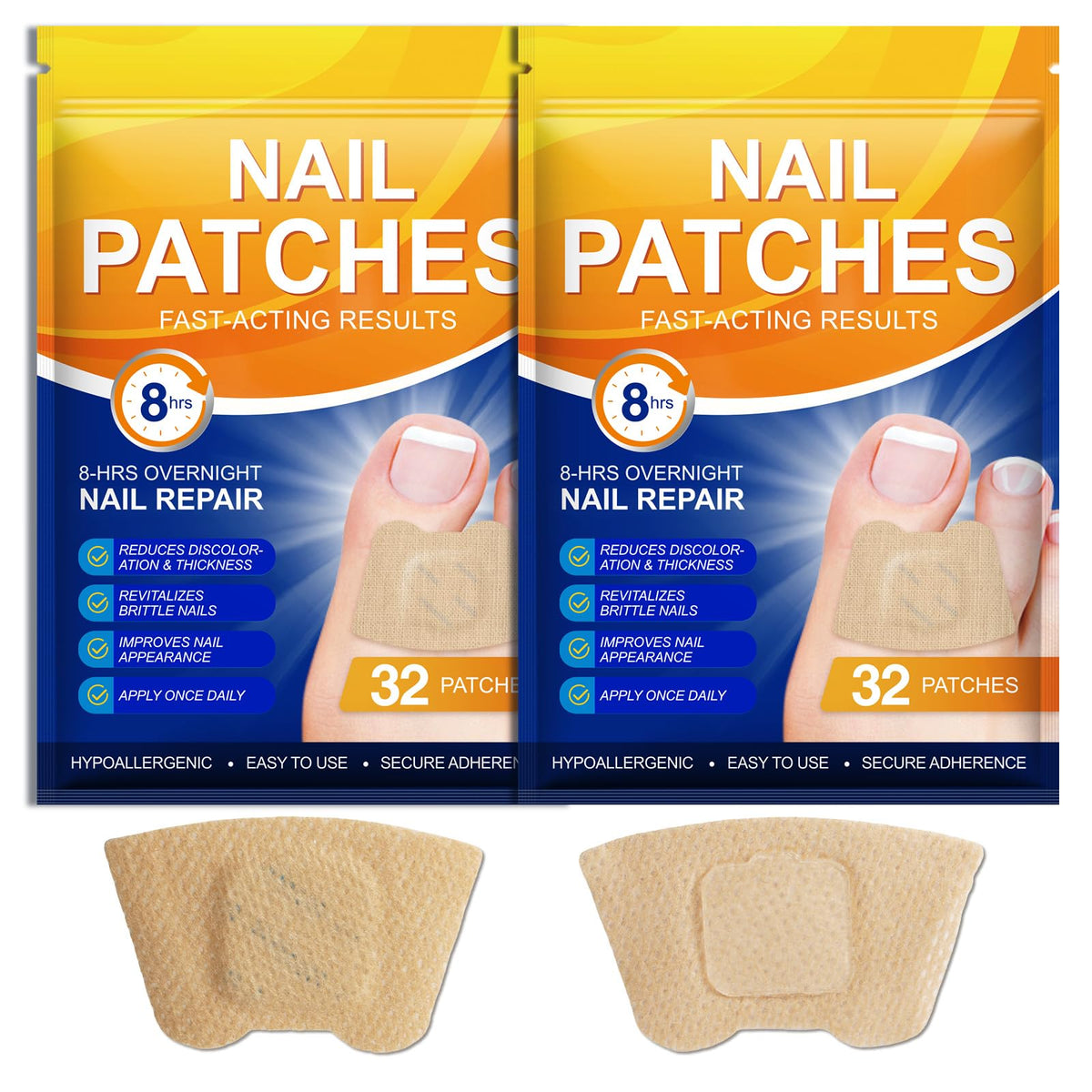 Ruduwu front packaging showing product details and 64 patches for clear identification and trust