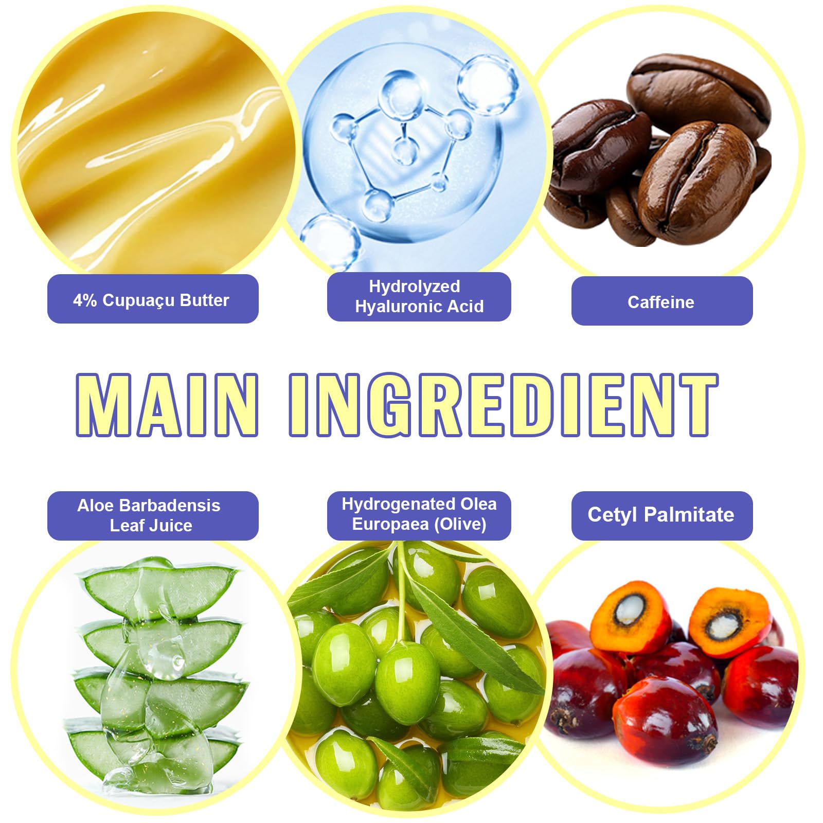 Ruduwu cupuaçu butter ingredient in bowl demonstrating deep moisturize