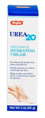 RUGBY LABORATORIES Rugby Urea 20 cream front jar showing size and label, hydrates and softens