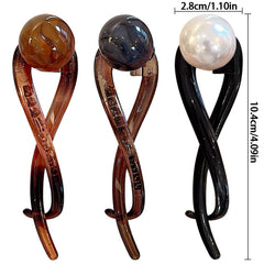 RUIYDZ close-up of pearl decoration and inner teeth for secure grip