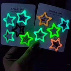 RUIYDZ glowing star clips on stage enhancing party visibility