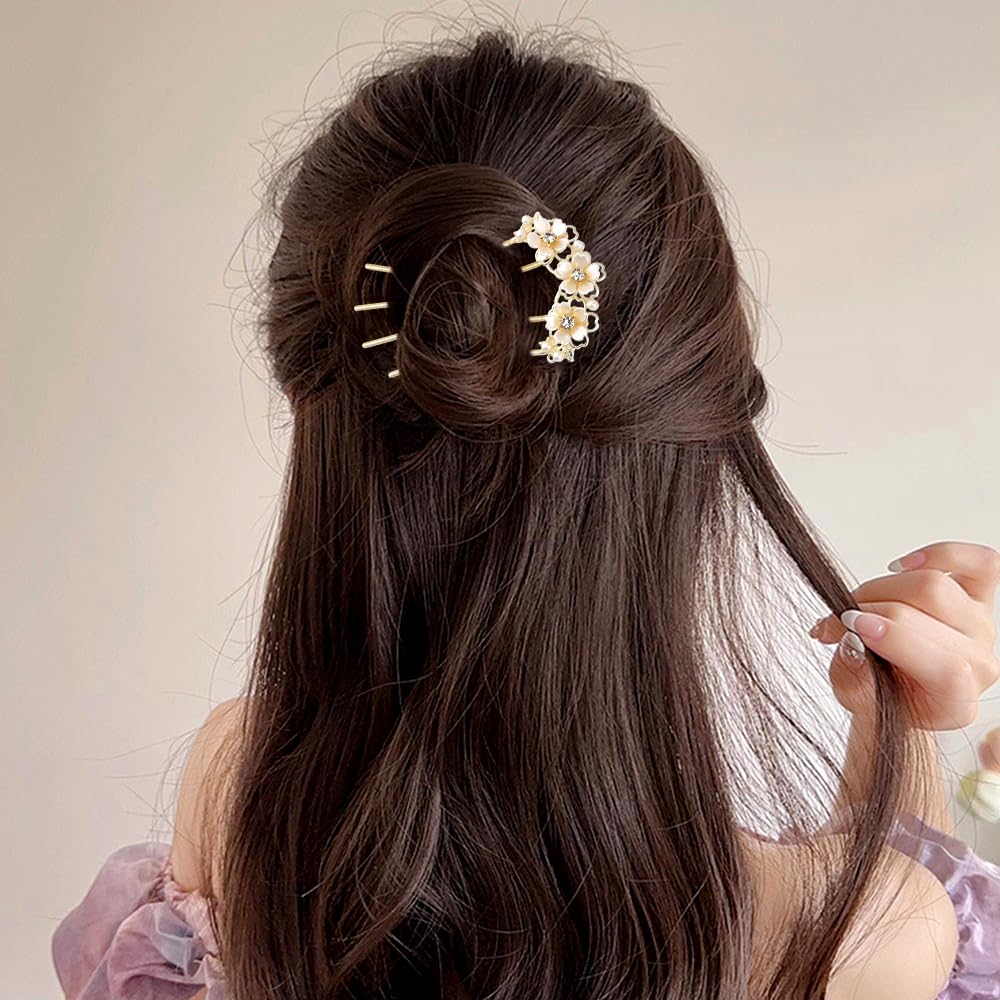 RUIYDZ pearl flower under light showing metal sheen and detail benefit