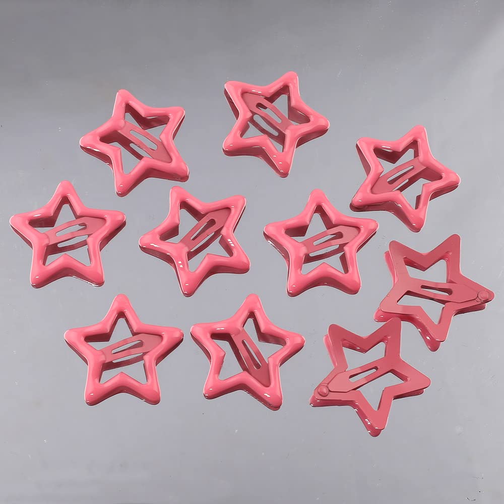 RUIYDZ close-up of a single pink star clip highlighting smooth edges