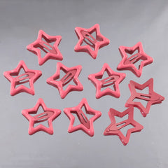 RUIYDZ close-up of a single pink star clip highlighting smooth edges
