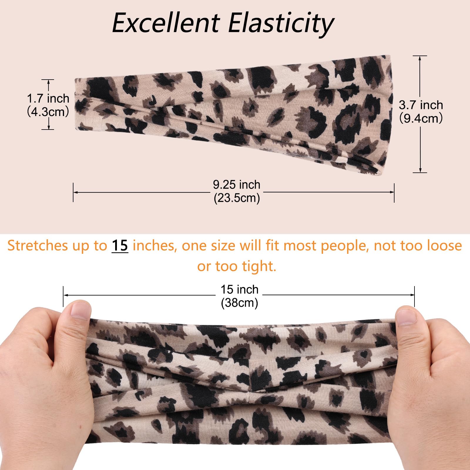 RuiYok headband worn during yoga illustrating secure non-slip fit