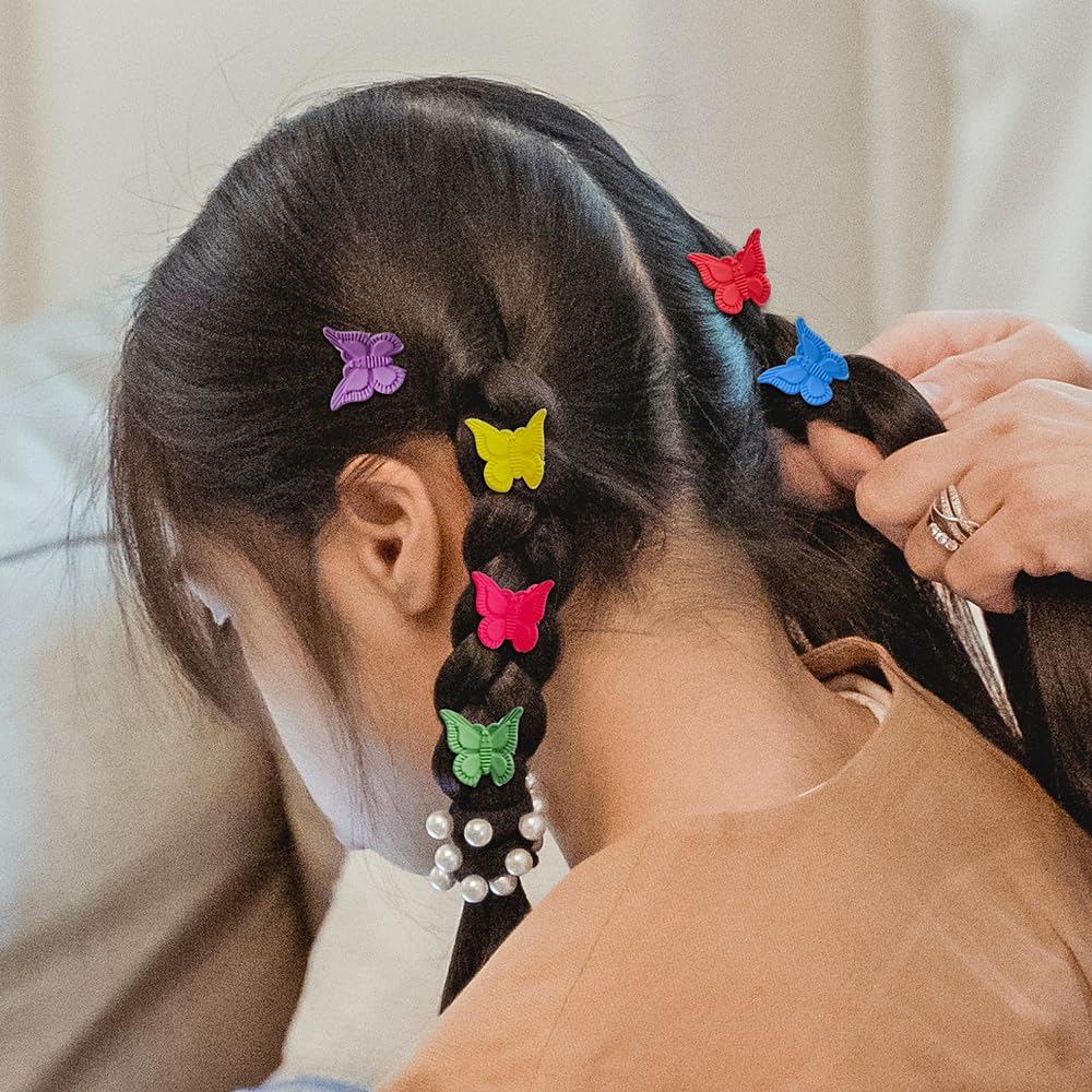 Ruocce assorted color clips spread out - easy color coordination