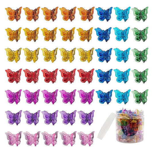 Ruocce front packaging showing 50 colorful clips and easy storage benefit