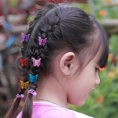 Ruocce open clip teeth and spring for secure small-section grip