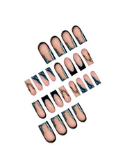 RUOKEXIN nails in use during application demonstrating quick salon-style results