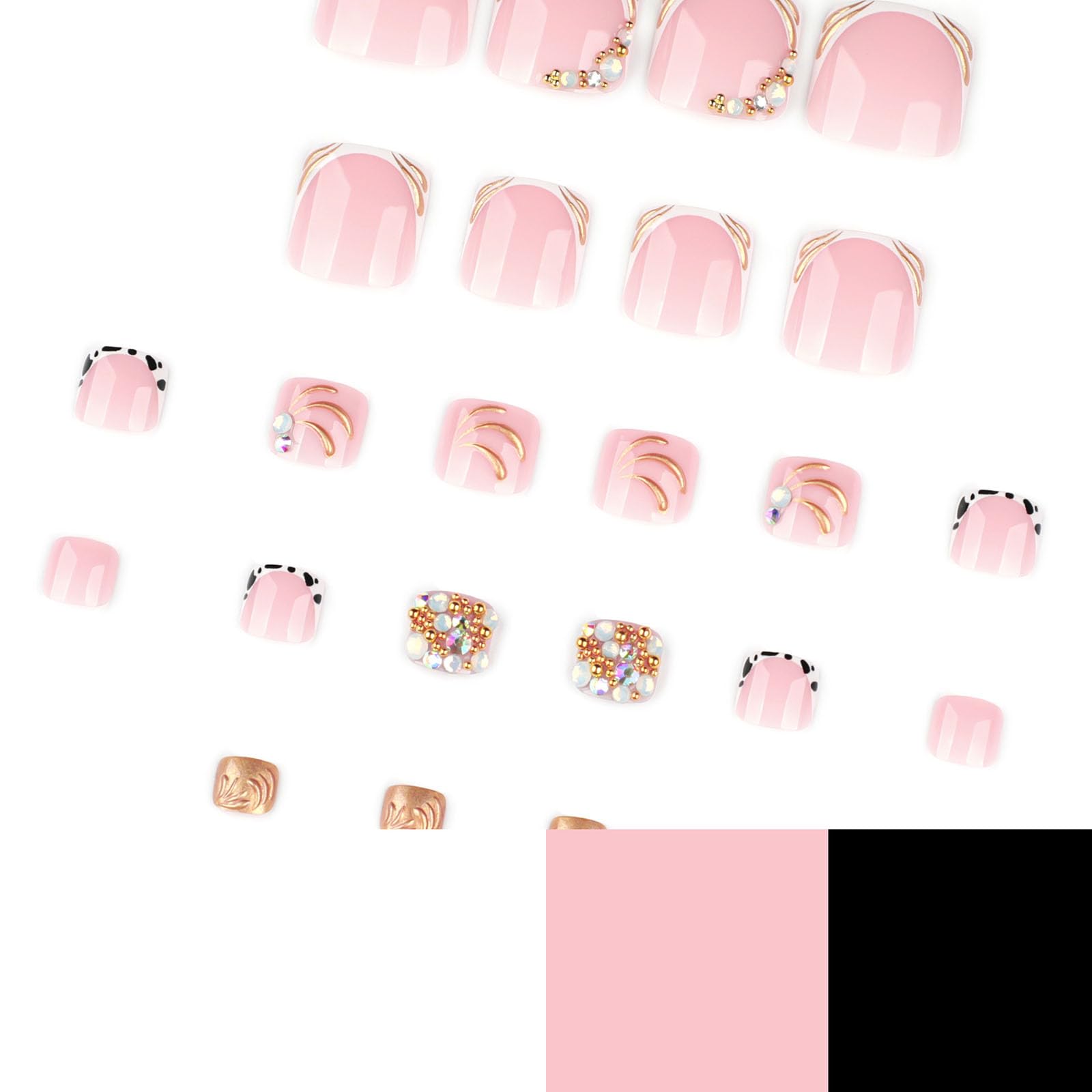RUOKEXIN laid out in 12 sizes, organized kit for precise fit