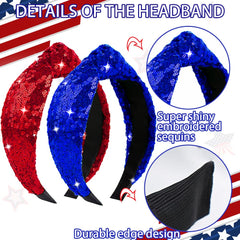 RUPOFUZA headband worn with ponytail showing secure hold and party-ready style