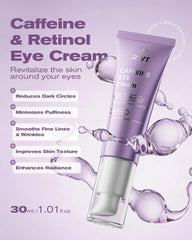 RWT eye cream texture on fingertip showing fast-absorbing finish
