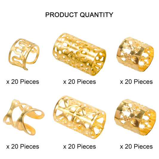 Close-up of Ryalan gold bead texture and alloy detail for long-lasting shine benefit
