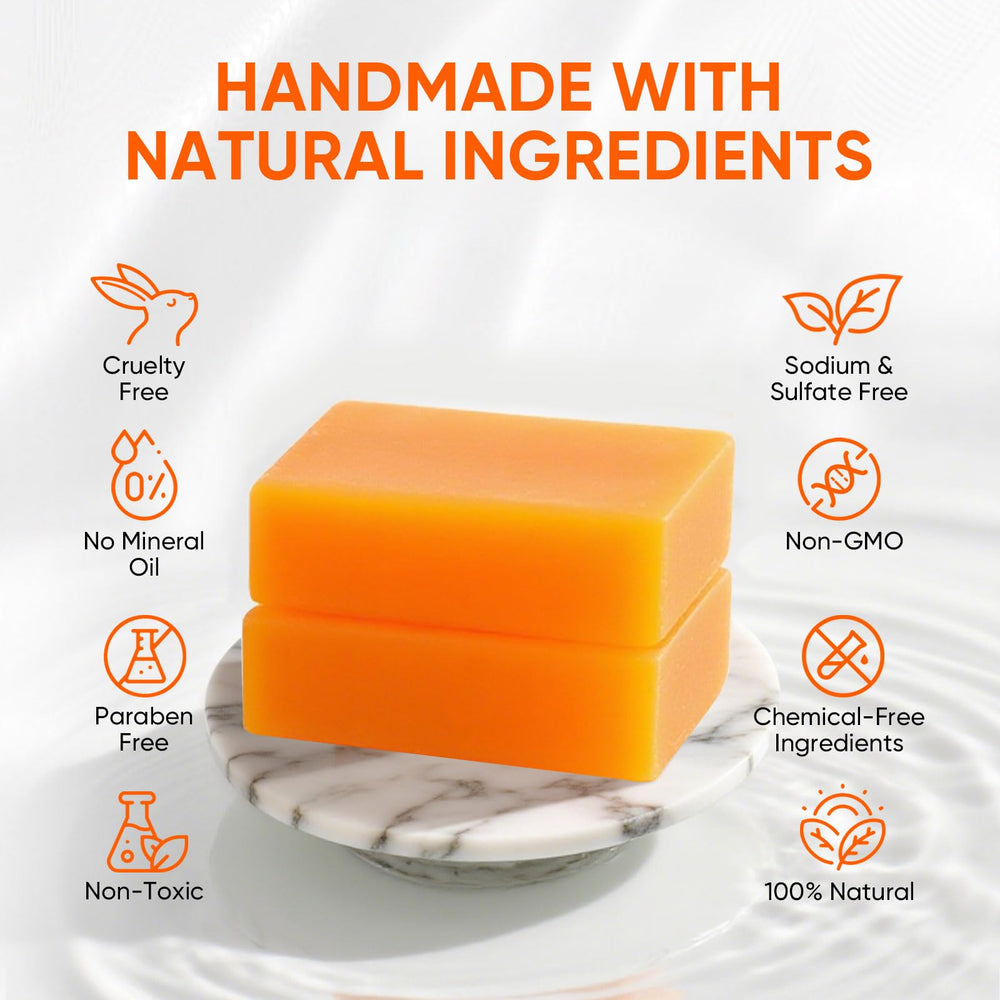 RYH soap washing feet showing deodorizing and deep clean