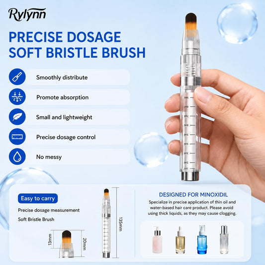 Rylynn brush tip closeup illustrating soft horsehair and precise laydown