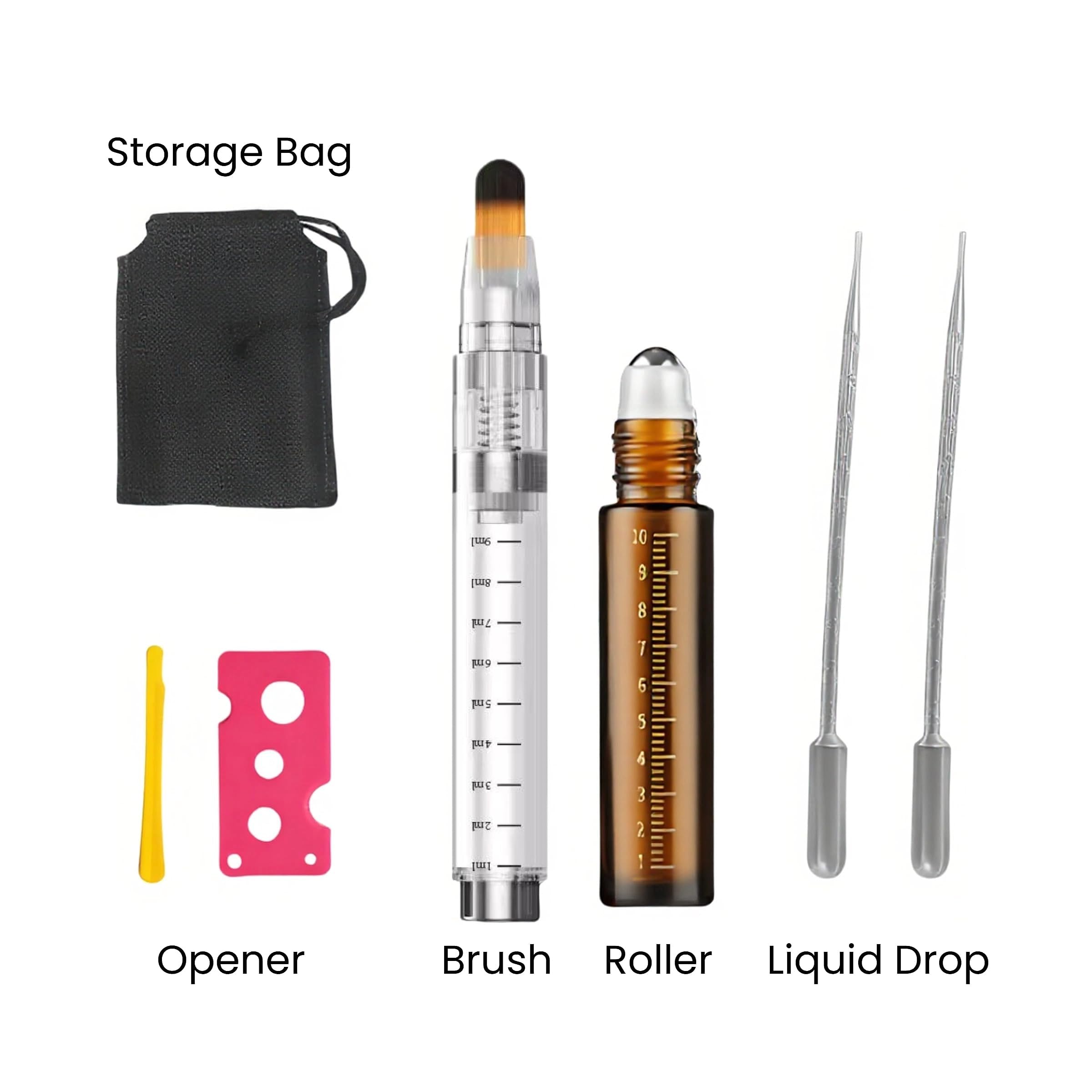 Rylynn packaging and kit layout displaying all components and organized storage