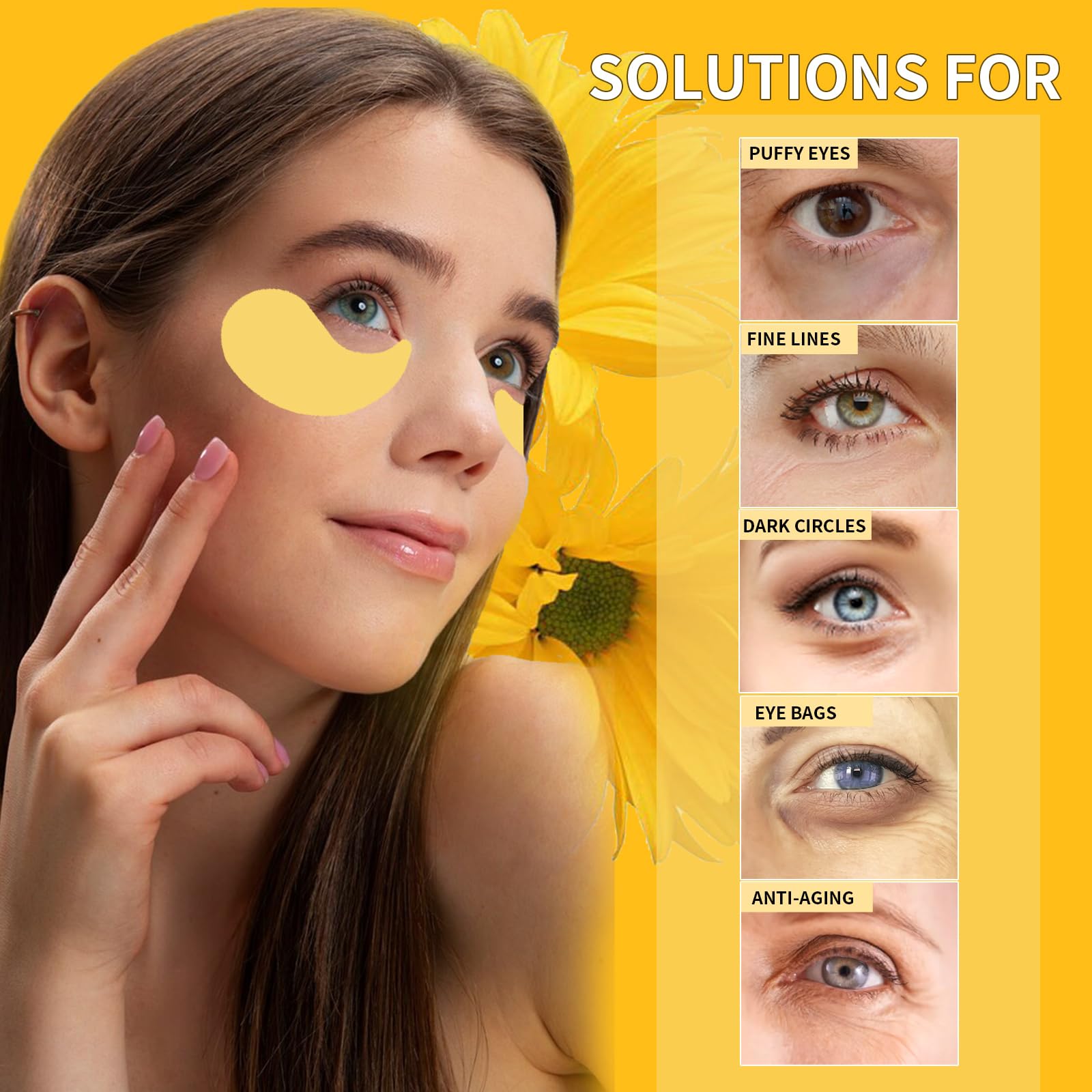 rywixm open sachet with two hydrogel patches ready to apply for quick refresh