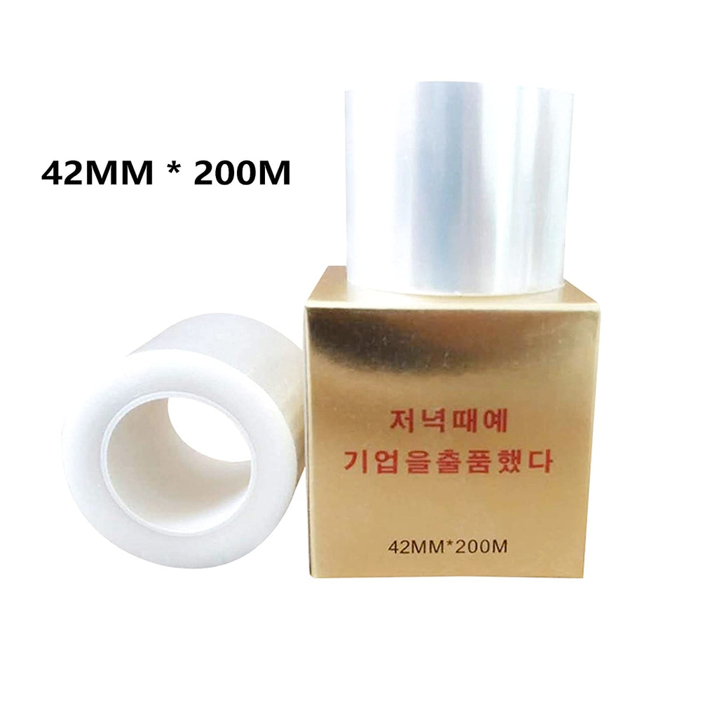 S.Q film applied over eyebrow demonstrating secure coverage and cleaner healing