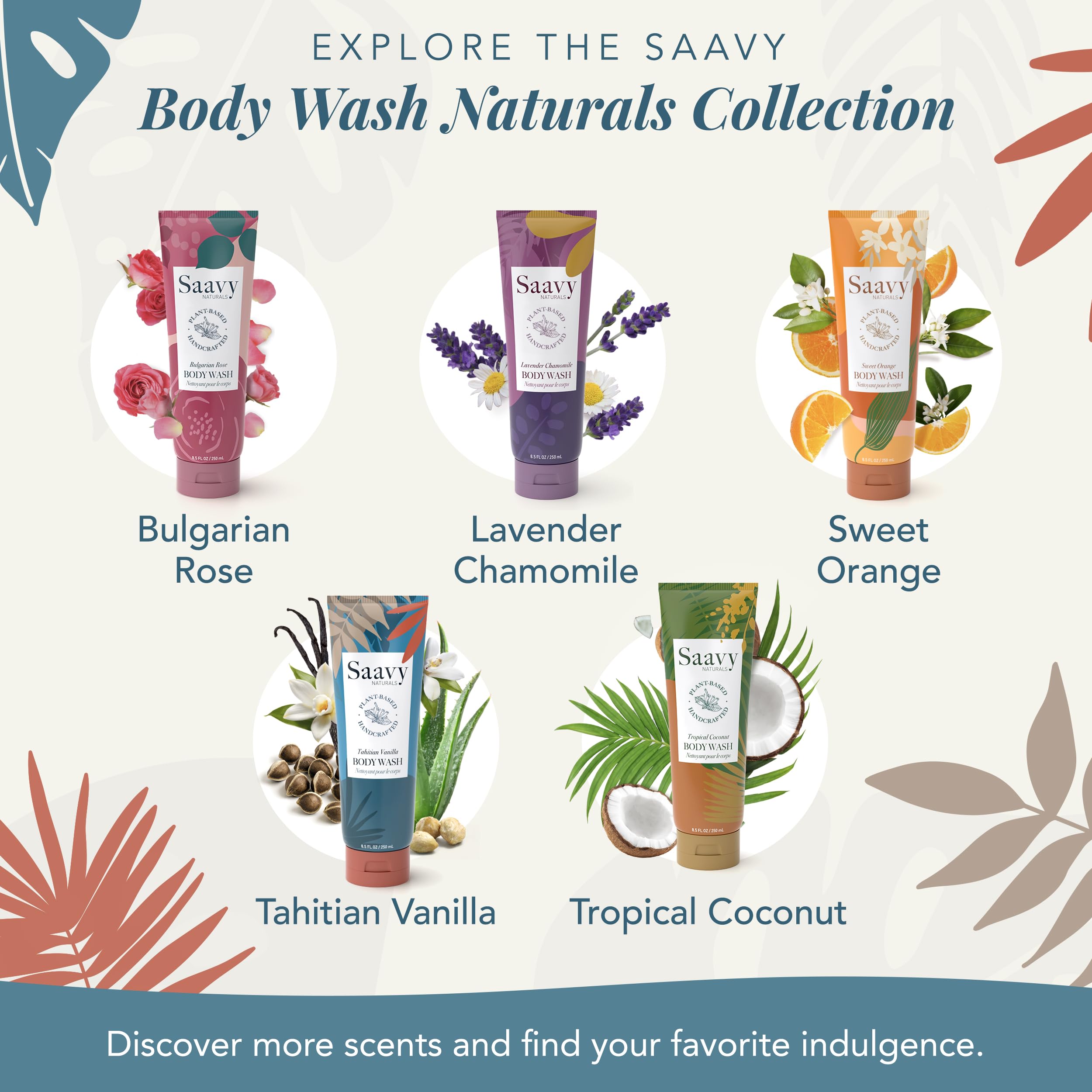 Saavy Naturals packaged as a gift set for self-care and special occasions
