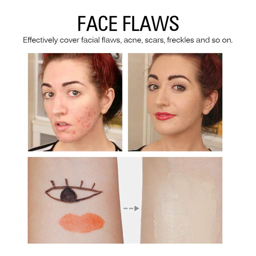 SACE LADY applying concealer under eye with tool for seamless coverage