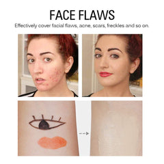 SACE LADY applying concealer under eye with tool for seamless coverage
