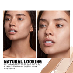 SACE LADY before and after under-eye concealing showing natural correction